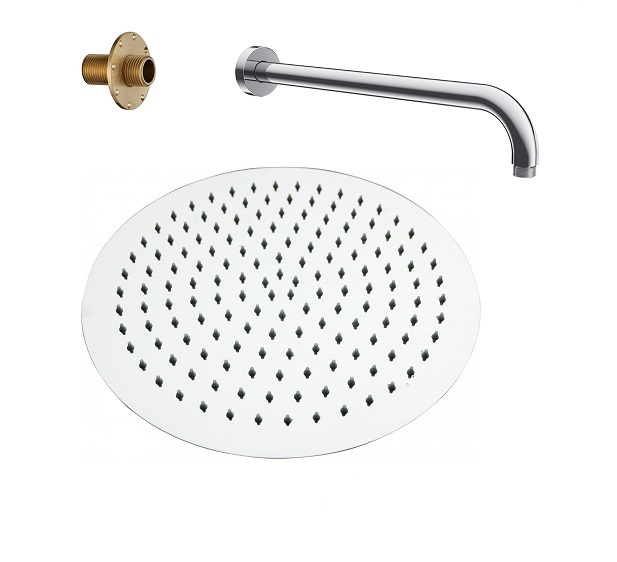 Dažďová sprcha 20 cm štíhla + rám pre Hans Grohe Kludi