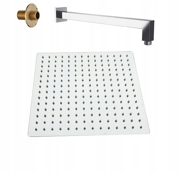 Dažďová voda 30 cm štíhla + rám pre Hans Grohe Kludi