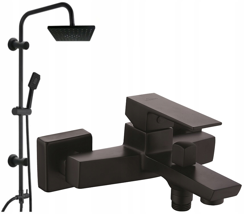 Dažďová sprcha Black Bath Cance Batéria