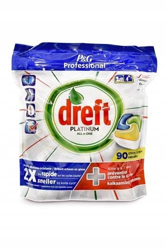 Tablety do umývačky riadu Dreft Fairy Platinum Lemon 90