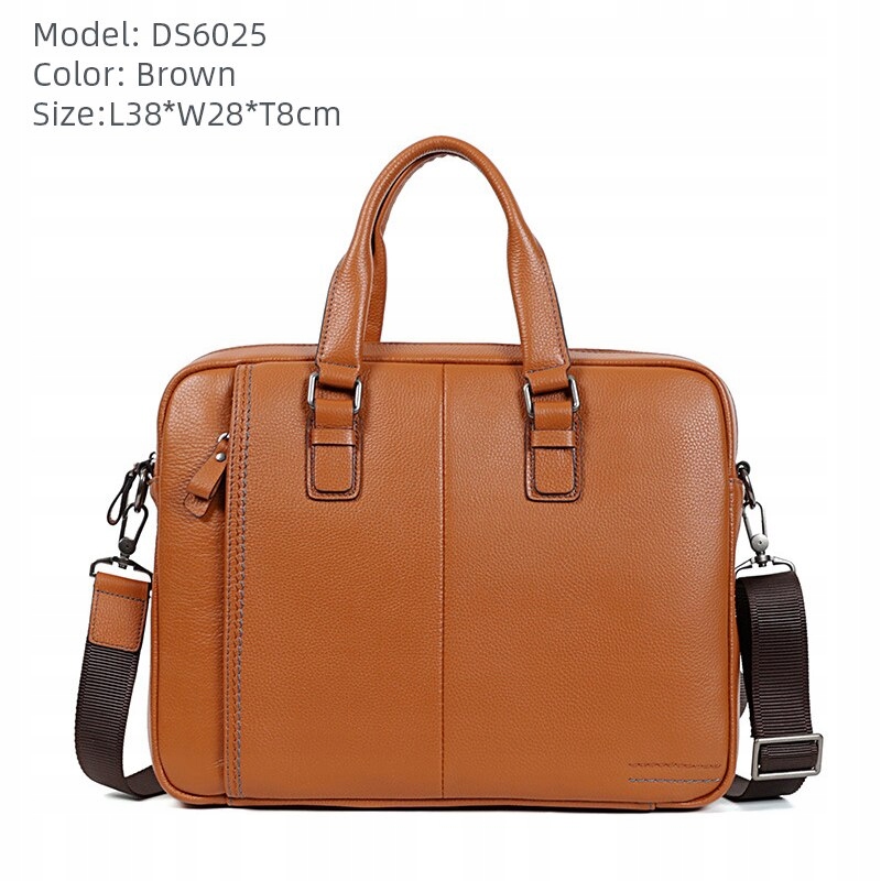 DS6025 Brown Luxury Original Leather Men