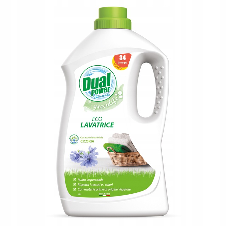 Prací gél - Dvojitá ekologická kvapalina pre tkaniny tkaniny 34p