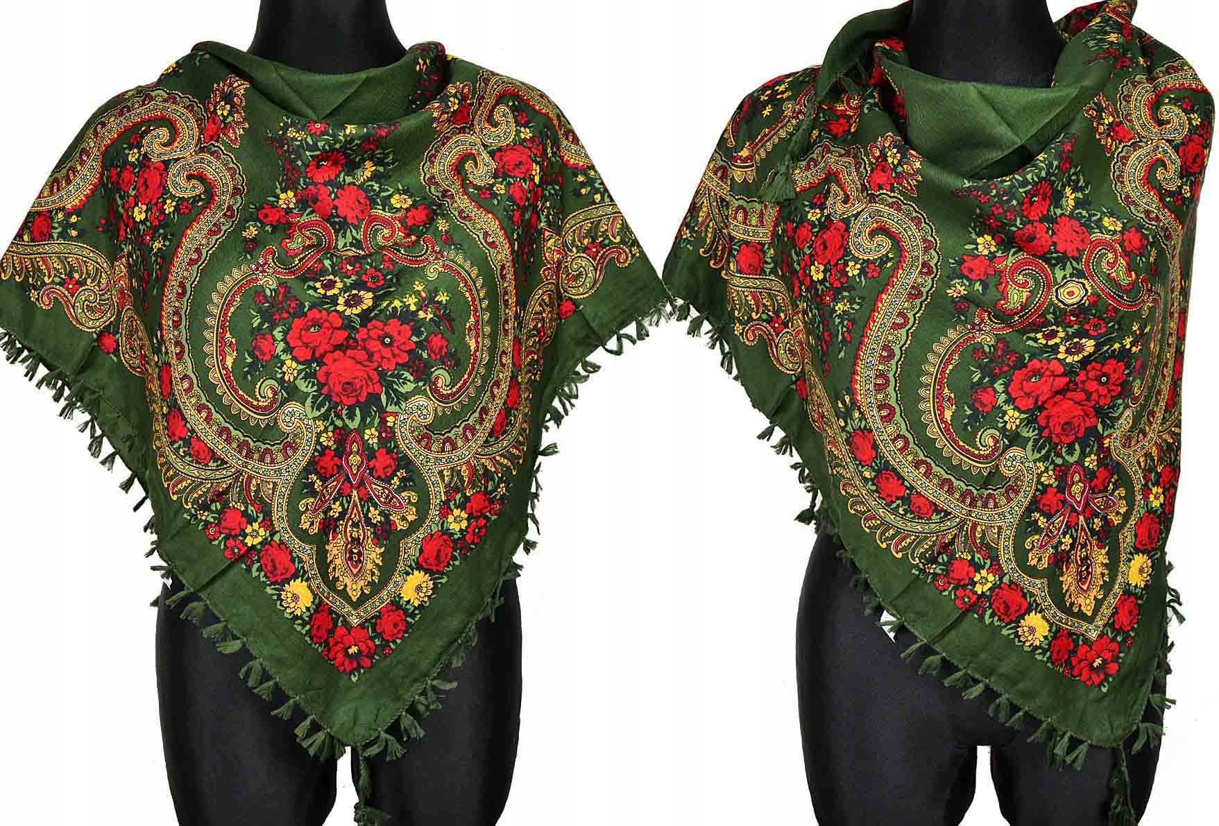Šatka, sál - Kvetinový šál 90 cm - dámsky produkt