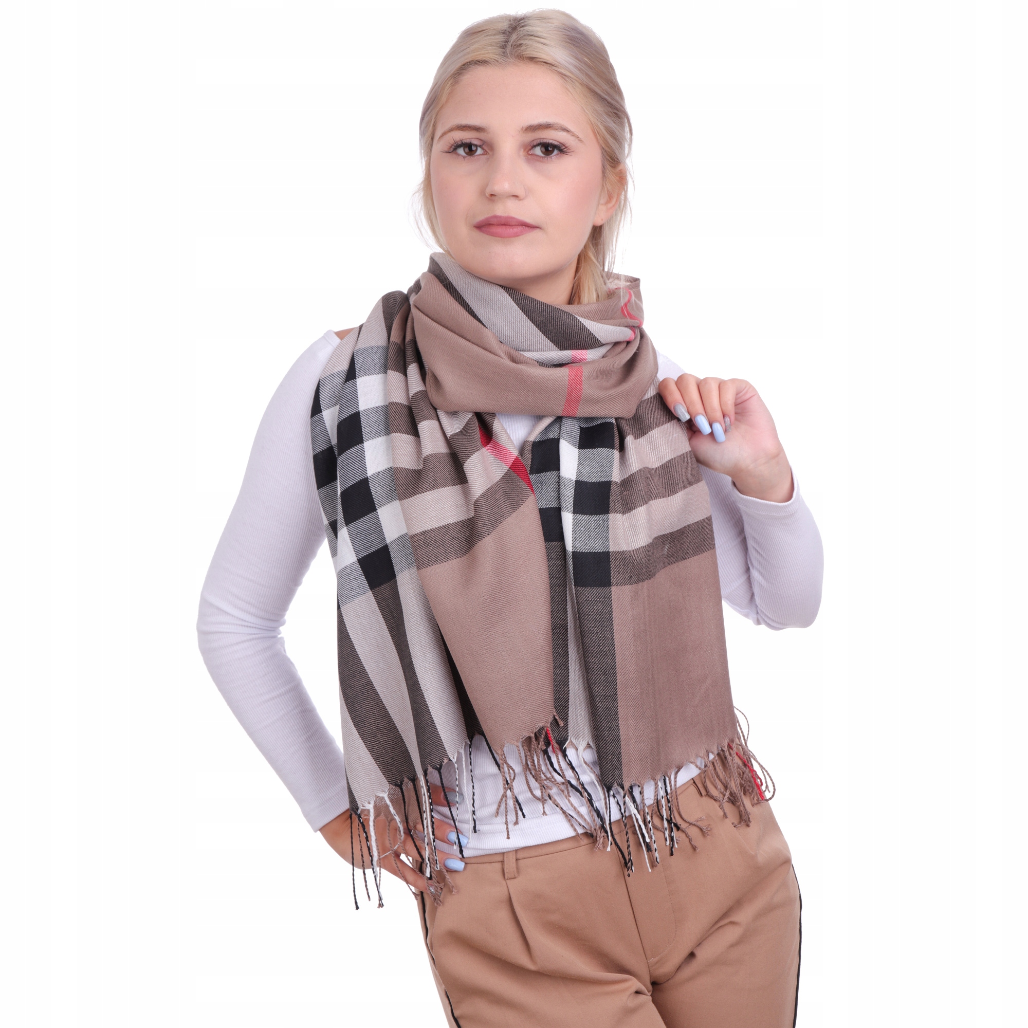 Šatka, sál - Hagne Shawl 166 cm - ženský produkt