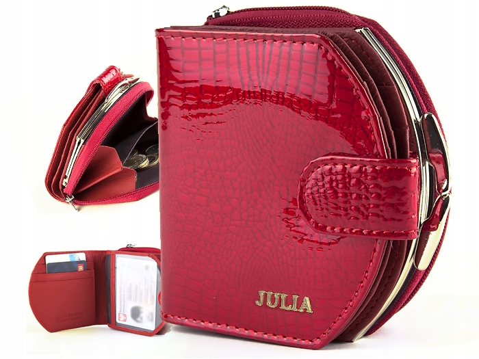 Peňaženka - Portfólio Julia Rosso Prírodná koža Red F60red - ženský produkt