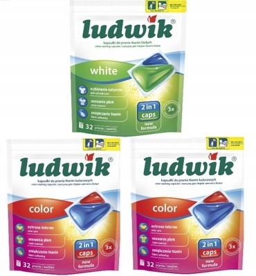 Pracie kapsuly a tablety - Veľká súprava Kapsules pre Ludwik 96ks 2in1