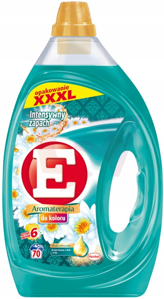 Prací gél - E gél pre farebné tmavé lotosové tkaniny 3,5 l