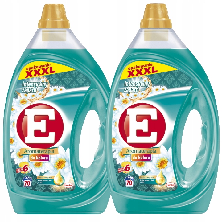 Prací gél - E Právanie gél Aromaterapia Farba 2x3,5l (140 PR)