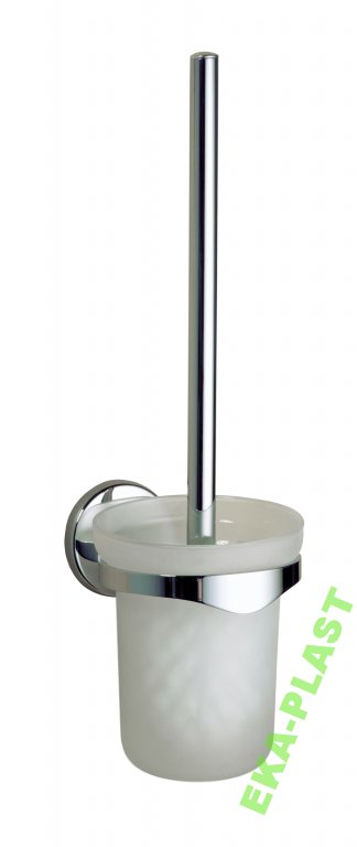 Eka toaletná kefka toaleta na toaletu chróm mosadz