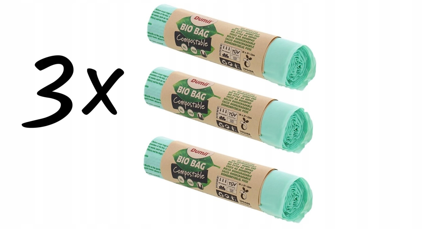 Ekologické vrecká na odpadky Bio 15 ks x 60L