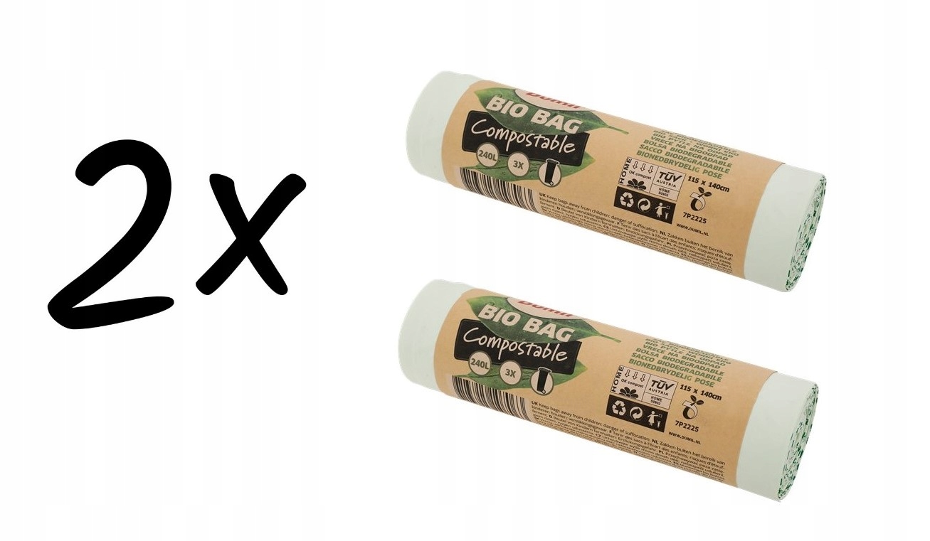 Ekologické vrecká na odpadky Bio 6 ks x 240 l