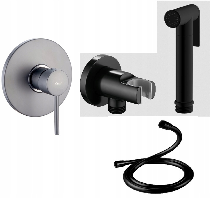 Emmevi Piper Bidetta Bark Matte Black