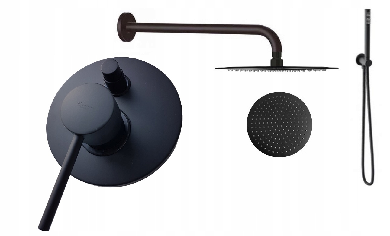 Emmevi Piper Flush mate 25 čierna rohož
