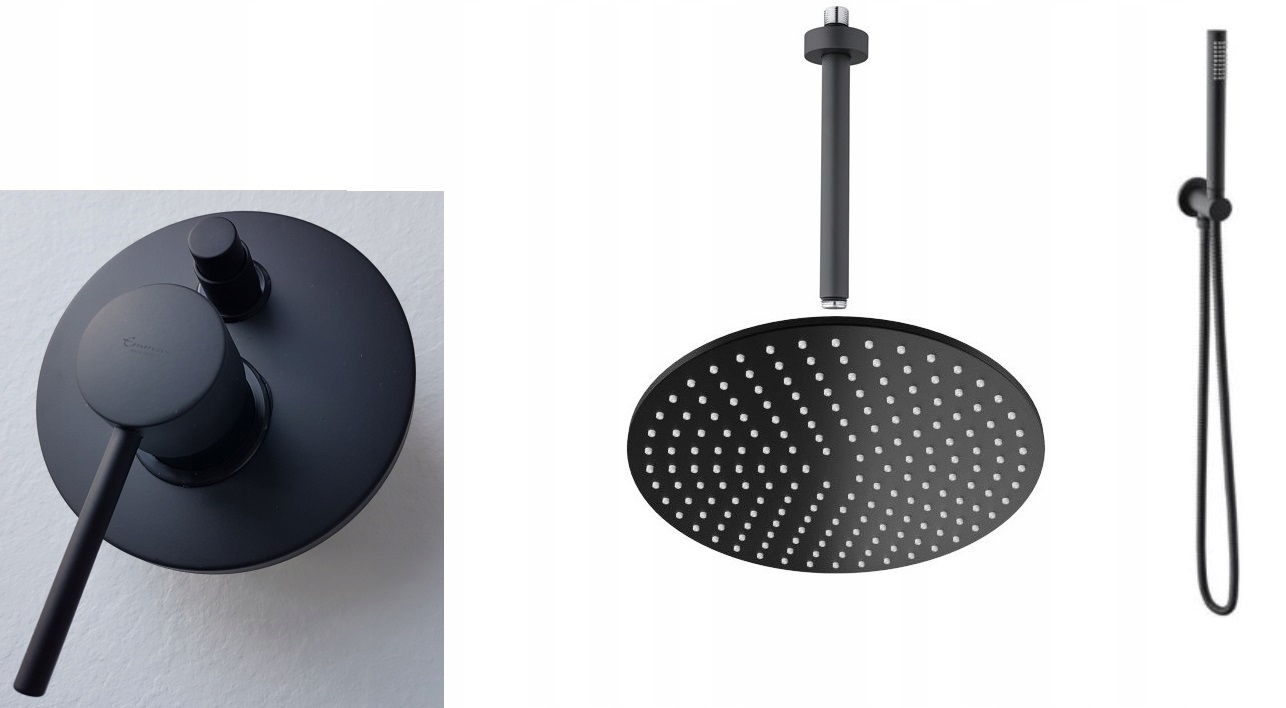 SÚPRAVA EMMEVI PIPER BLACK MAT BLACK, 22,5 cm