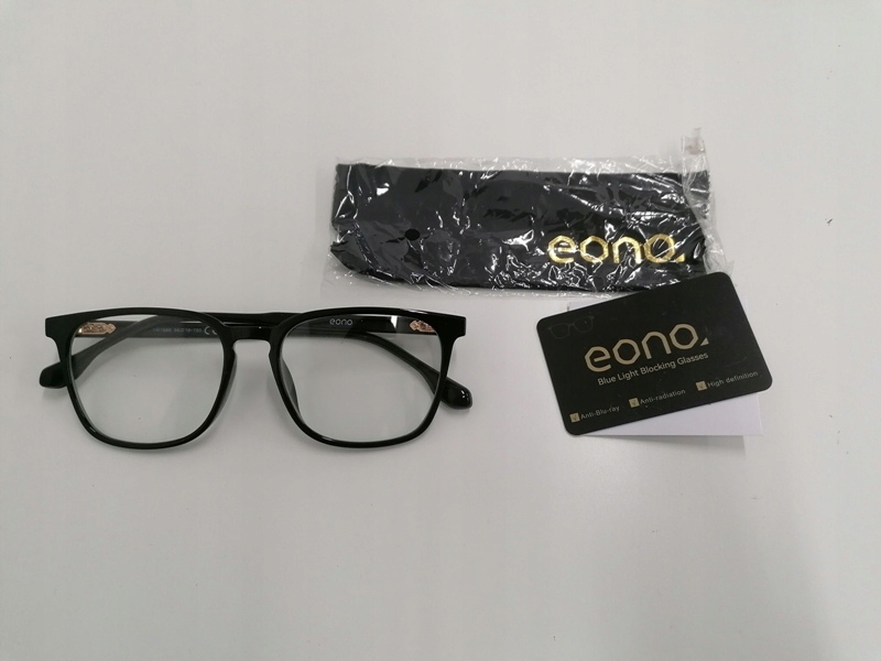 VŠEOBECNÉ OKULIARE EONO UNISEX BLACK NERDY