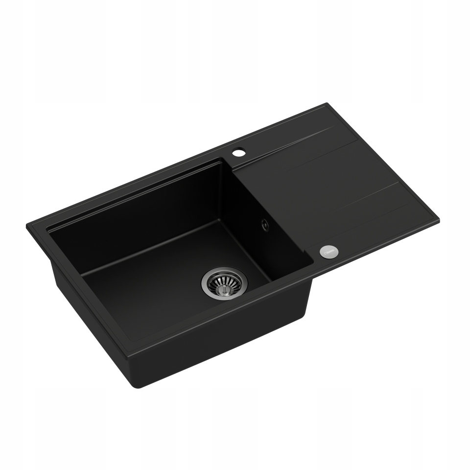 Kuchynská batéria - Evan 136 XL Graniteq Pure Carbon/Steel Elements