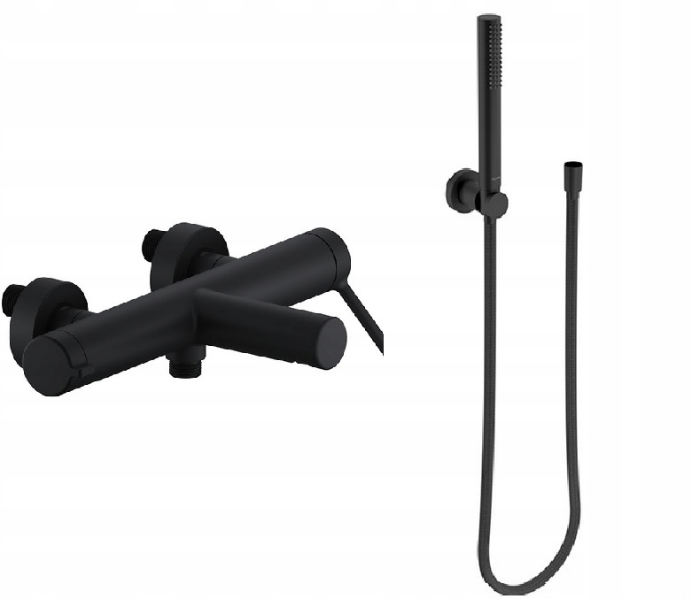 Vynikajúca stena Wannna Black Baths + Accessories