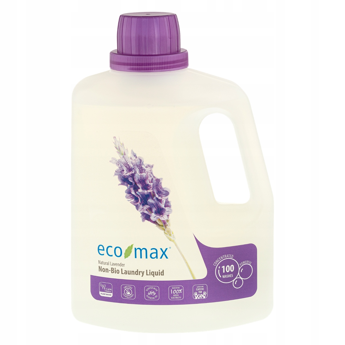 Prací gél - Eco-max, ekologická bielizeň, levanduľa, 100 umývaní, 3l