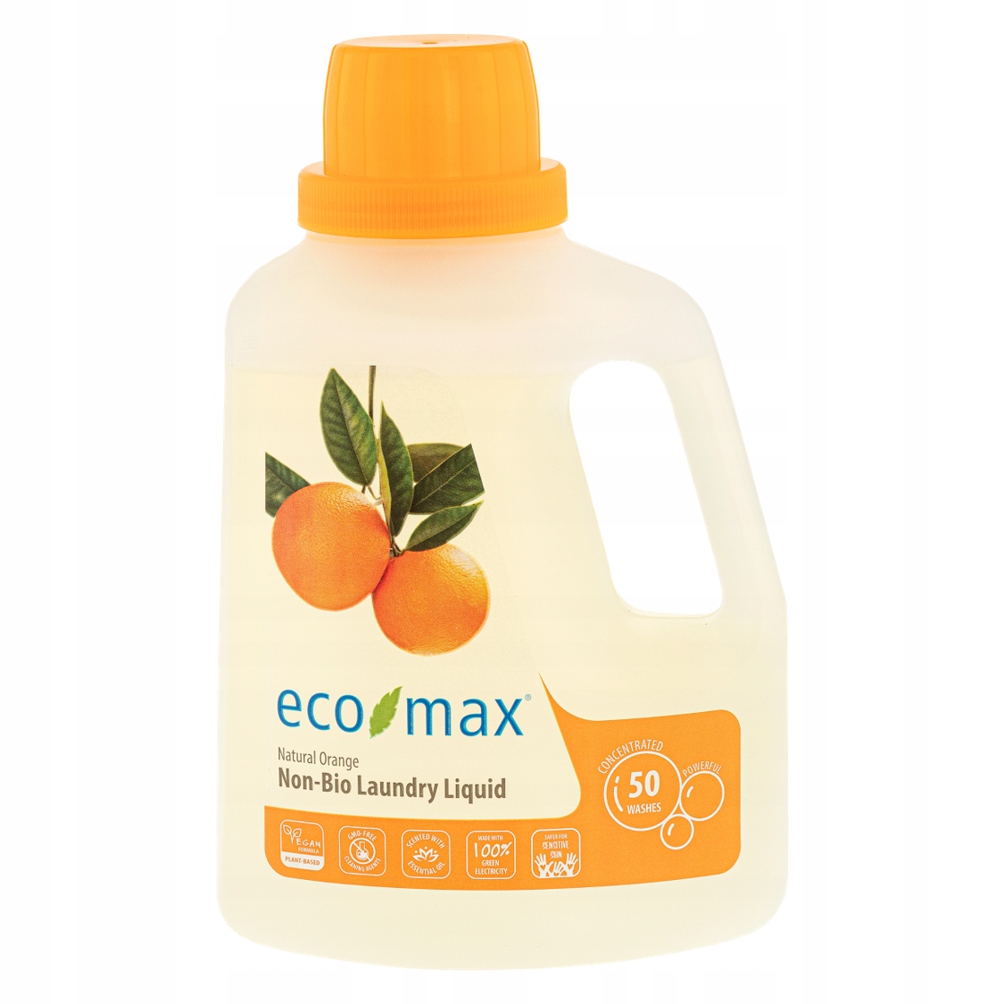 Prací gél - Eco-max, ekologická bielizeň, oranžová, 50 umývaní