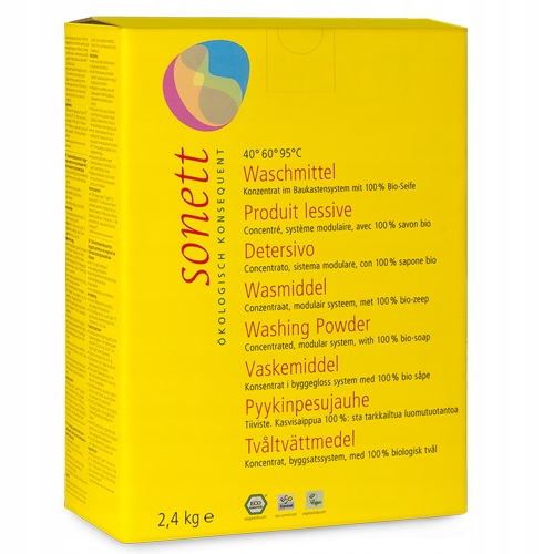 Prací prášok - Eko Sonett Eco prací prášok, 2,4 kg