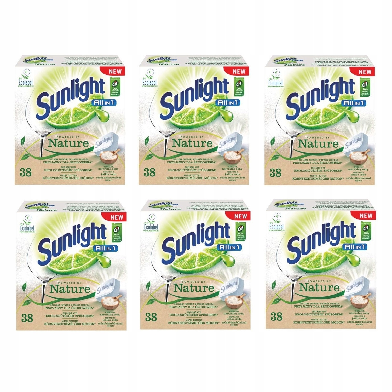 Ekologické tablety do umývačky riadu Sunlight 228 ks