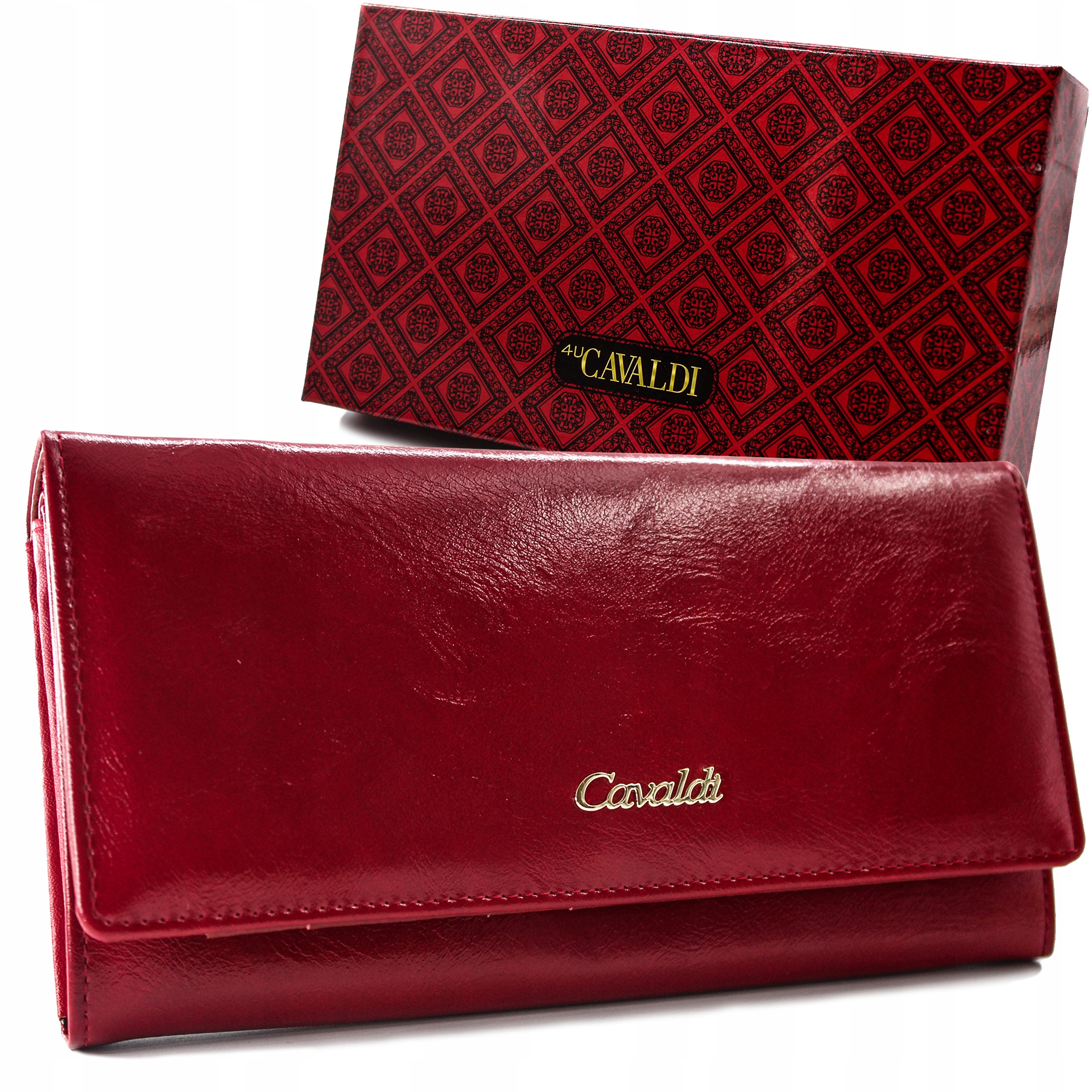 Peňaženka - 4U Cavaldi Portfólio Prírodná koža Red PX22-20-6512-Women's Product