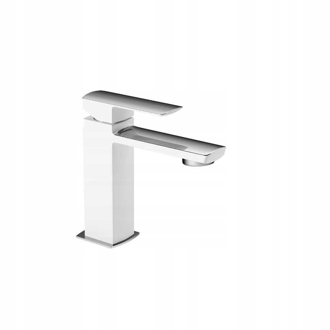 Vynikajúci chrómový chróm/biely umývadlo faucet