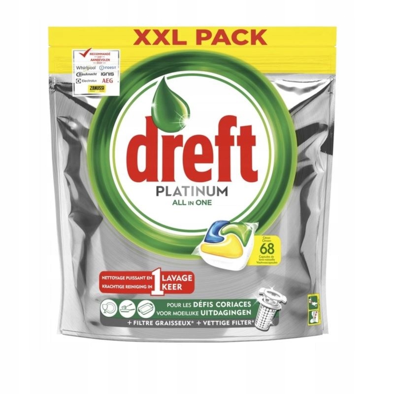 Fairy XXL platinové kapsuly pre kvalitu umývačky riadu! UK