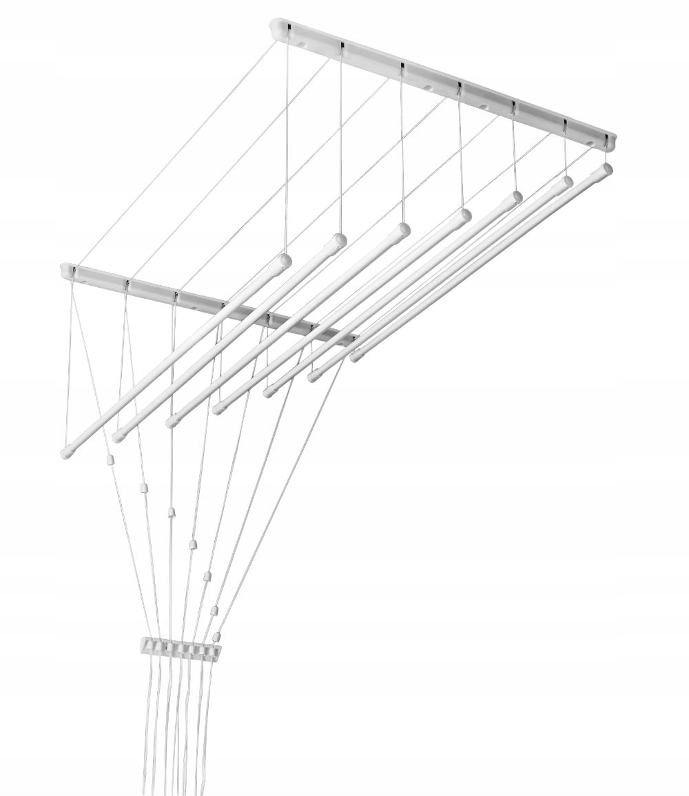 FAMILIA Stropný sušiak WHITE 7 tyčí 7x180 cm