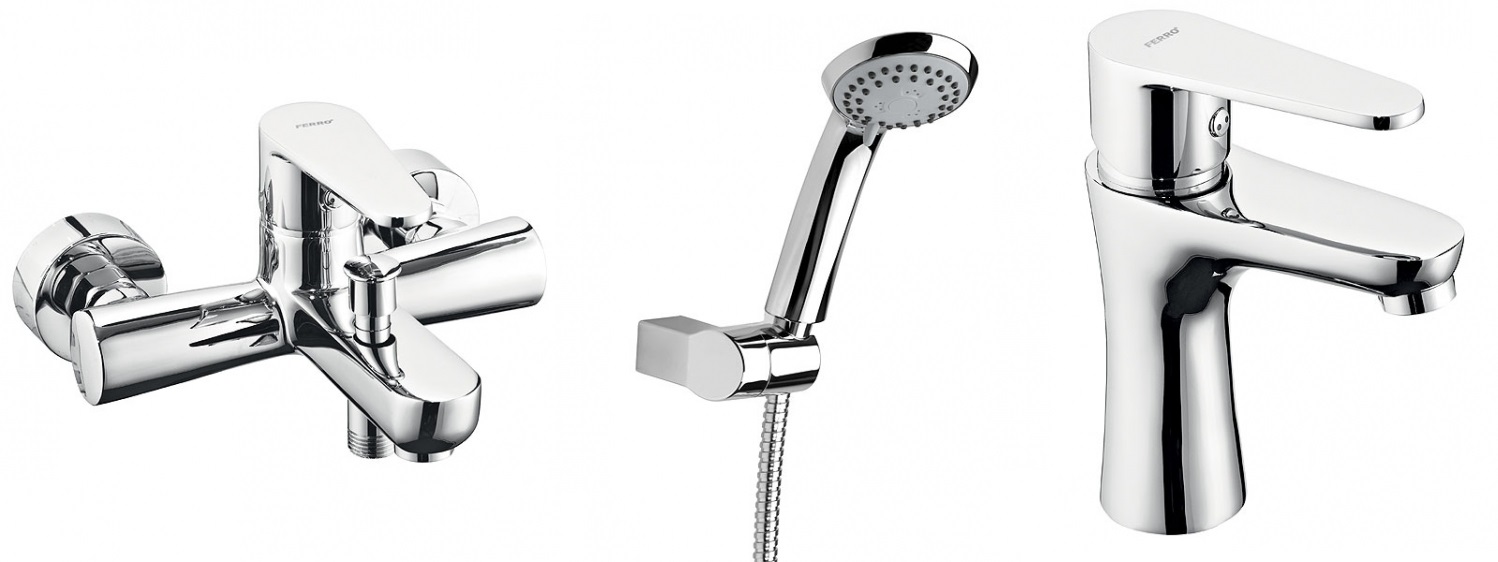 Ferro algeo batéria: Washbasin + vaňa