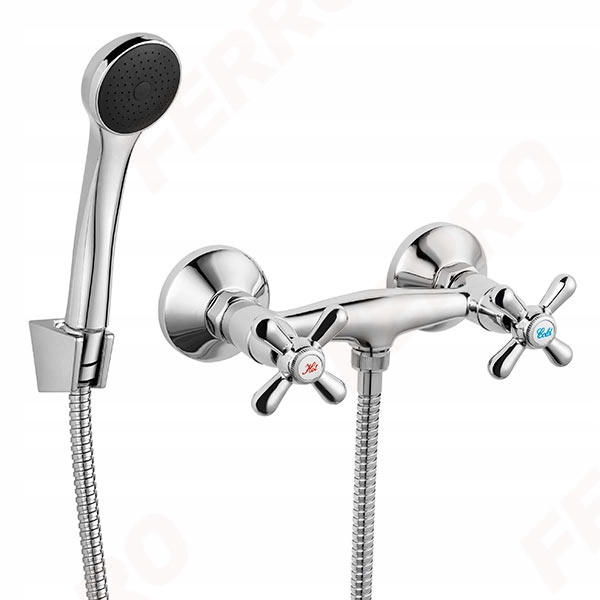 Ferro retro batéria sprcha sprchy 2-lave