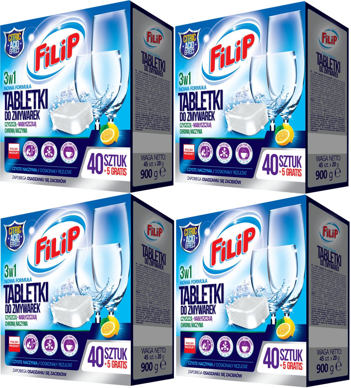 Filipové tablety pre umyvá riadu kapsuly 180 ks