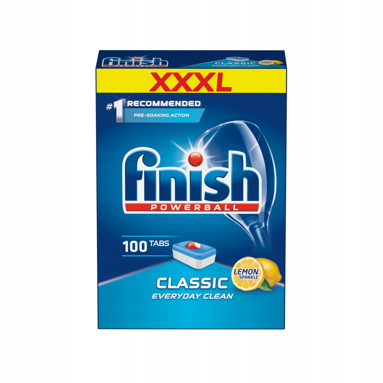 Dokončiť klasické 100 ks Tablety Lemon Umývačky riadu