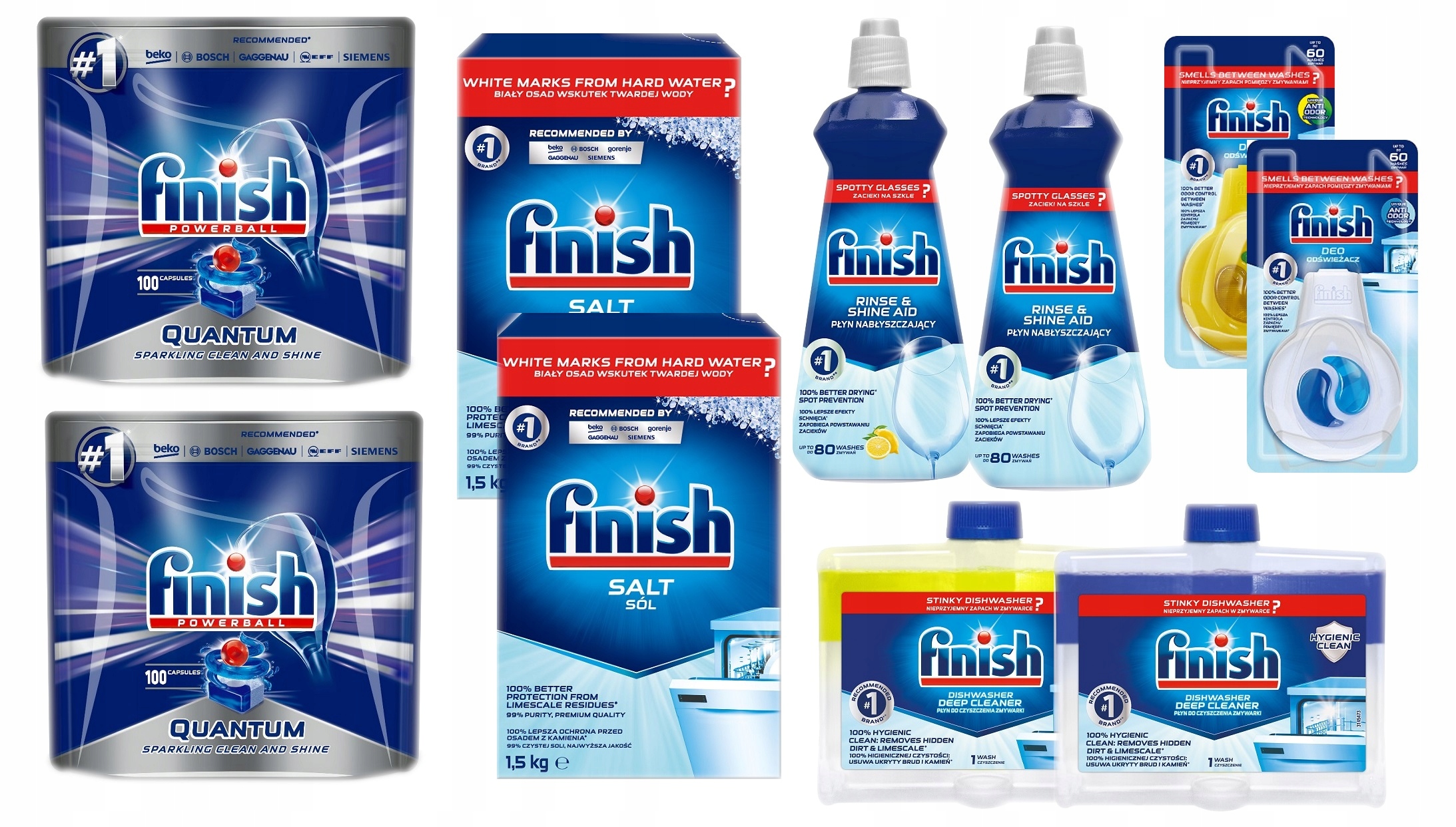 FINISH Set Quantum 200 príslušenstvo do umývačky riadu MIX
