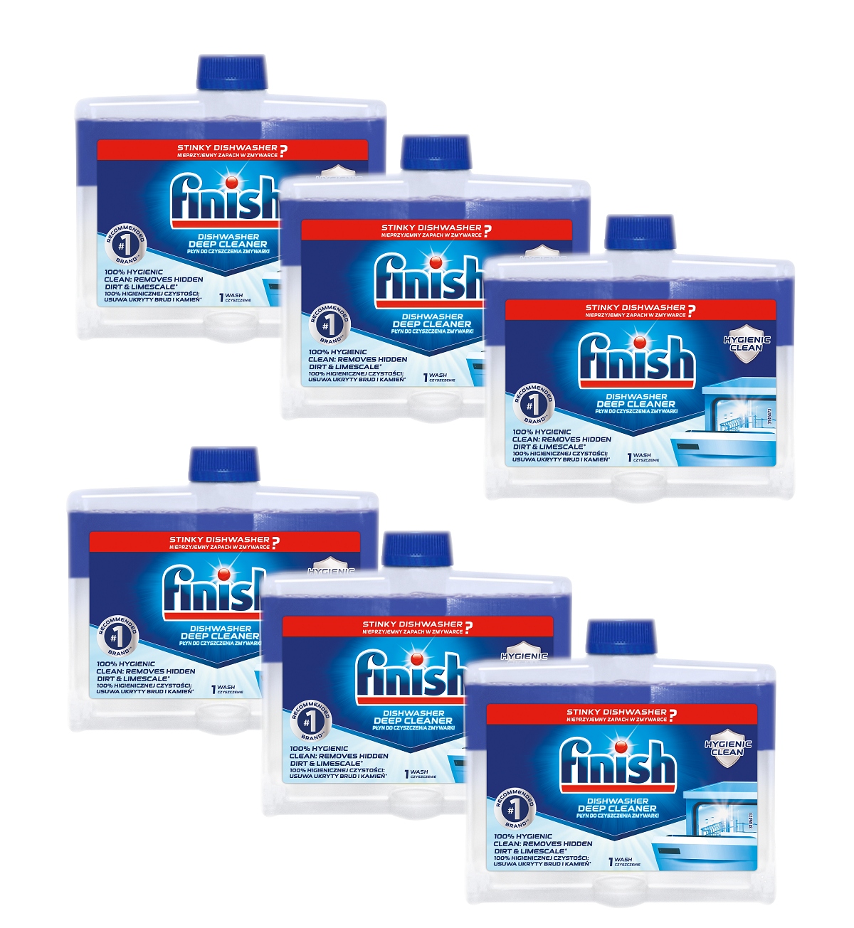 Čistiaca sada FINISH umývačka riadu Fresh 6x