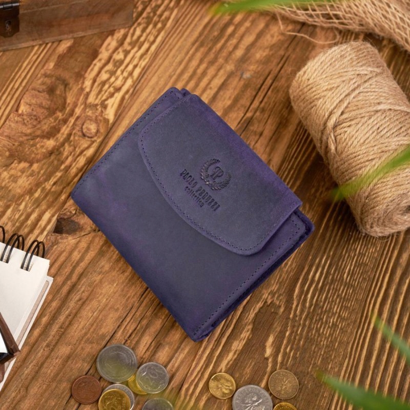 Peňaženka - Portfólio Paolo Peruzzi Prírodná koža Purple T-12-Pu-Women