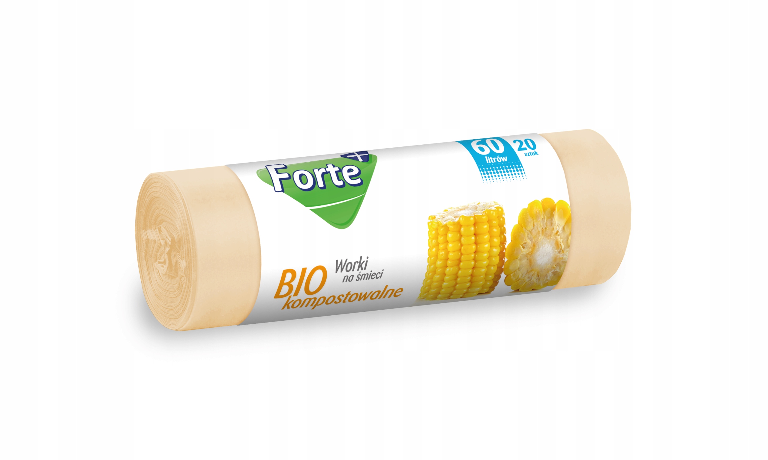 Forte+ biokompostálne tašky 60 l/20ks 8+ 1 zadarmo