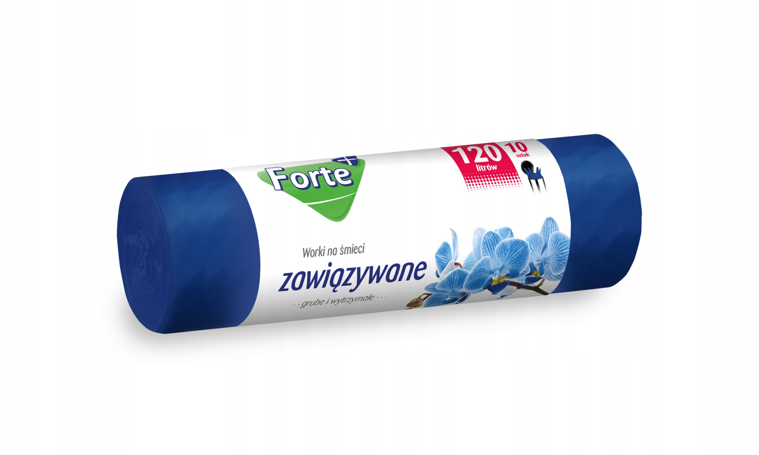 Forte+ vrecká na odpadky zviazané 120 l kartón-12op
