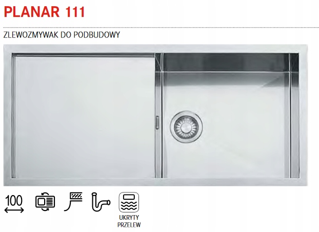 Kuchynská batéria - Franke Steel Wink Planar 111