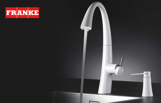 Kuchynská batéria - Franke Zoe Luminaqua White KWC Premium Prestige Lux