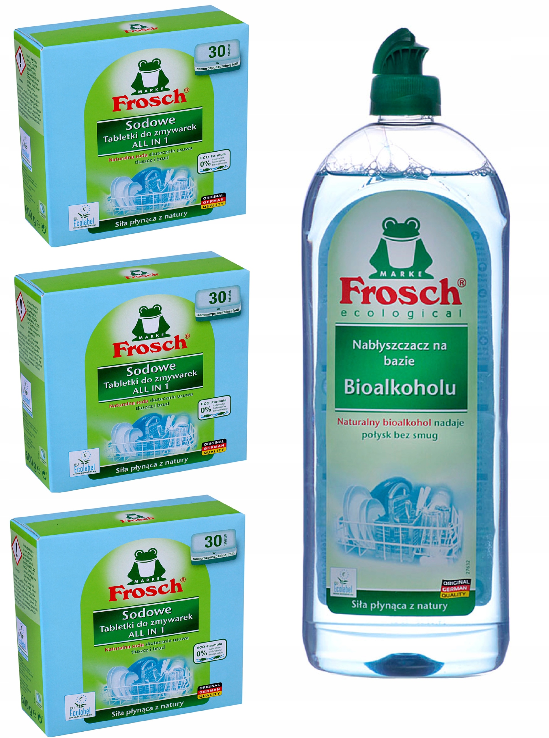 Frosch EKO Umývacie tablety 90 + zaoblené