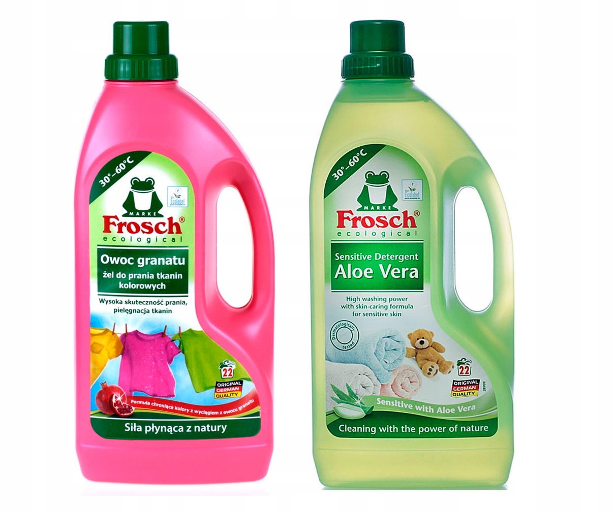 Prací gél - Frosch Eco Práčovňa pre biele a farebné tkaniny