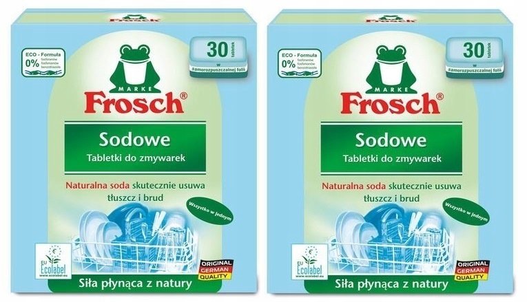 EKOLOGICKÉ TABLETY umývačky riadu FROSCH SODA 60 ks