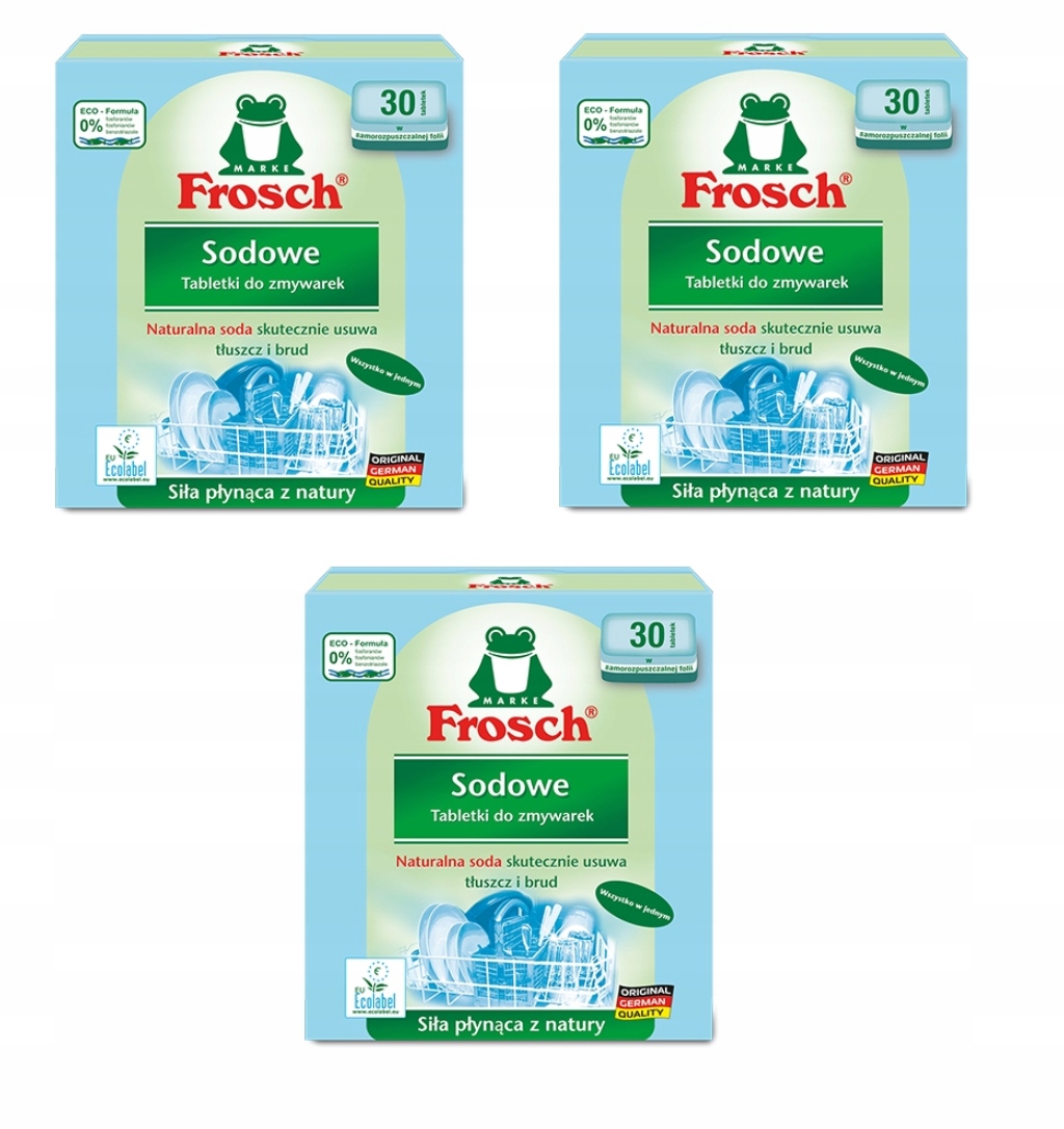 Frosch Tablety pre umývačky riadu 90 Ekologické počítače BIO