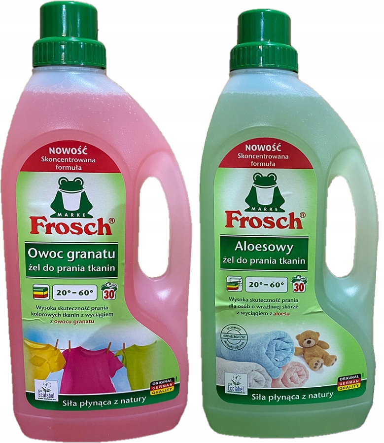 Prací gél - FROSCH Pramentový gél SET 1 + 1