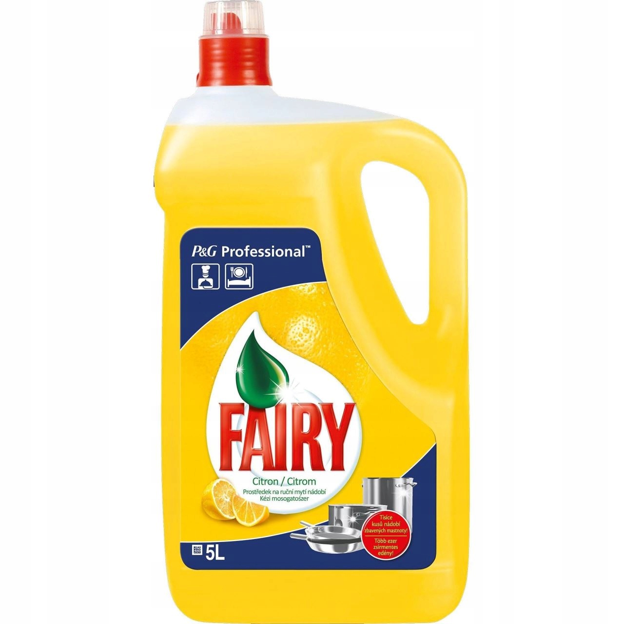 Fairy Lemon prostriedok na umývanie riadu 5L