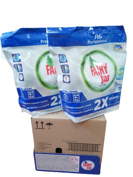 Fairy Jar 230 Tablets Capsuls pre umývačky riadu Bosch