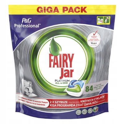 Fairy Jar Platinum - Umývacie kapsuly - 84 ks