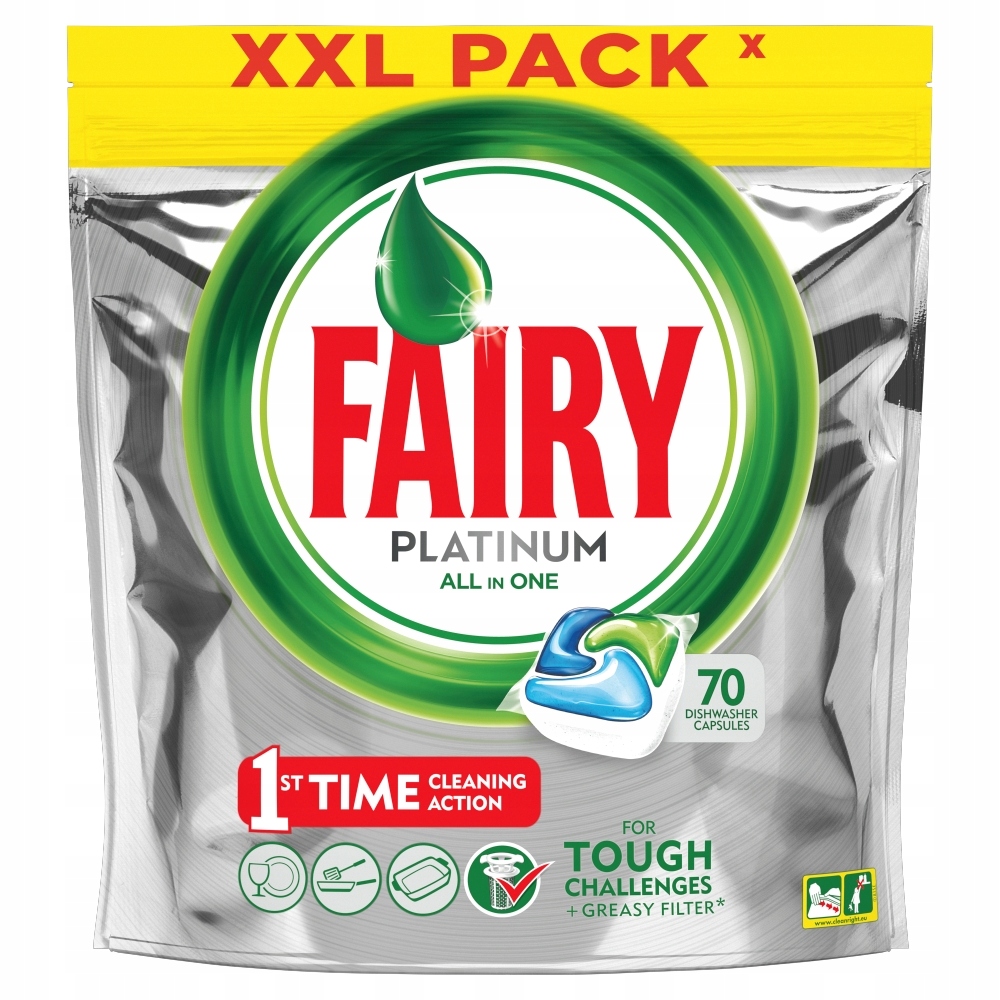 Fairy Platinum 70s kapsuly pre umývačku riadu v 1