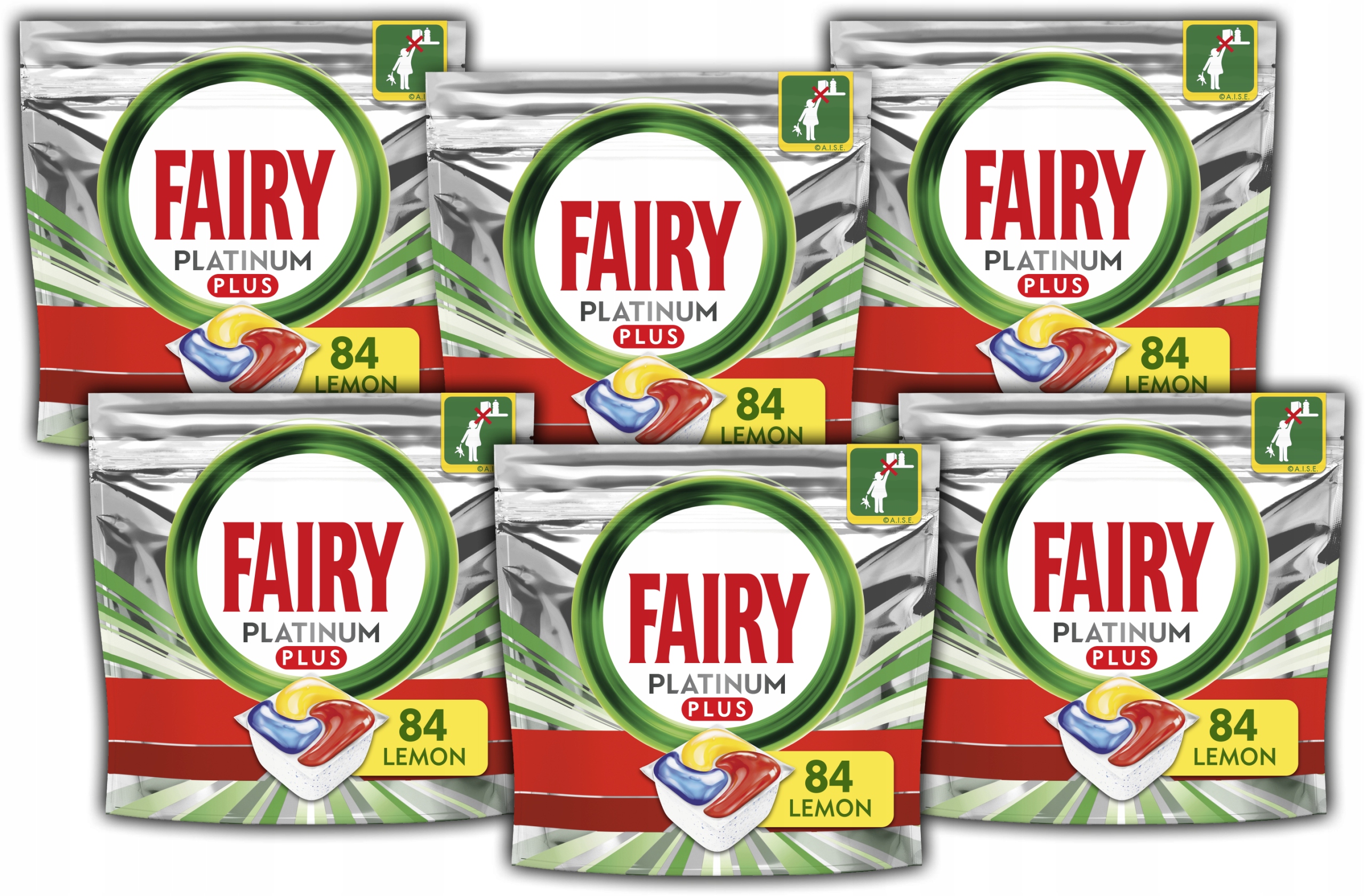 Fairy Platinum PLUS Umývacie tablety 504 ks